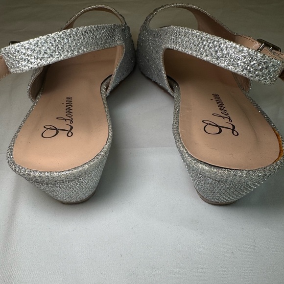 L Lorraine Bonnie Silver Dress Shoes - Picture 2 of 11